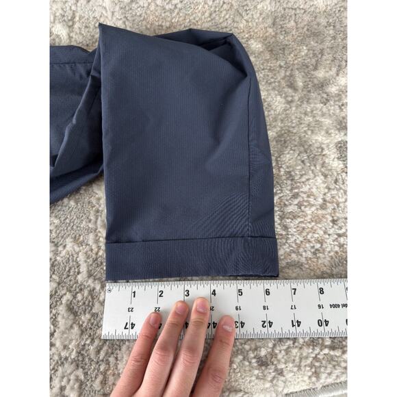 Mango MNG Mens Sz 30 Navy Performance Chino Pants Comfort Stretch Waist - Picture 8 of 13